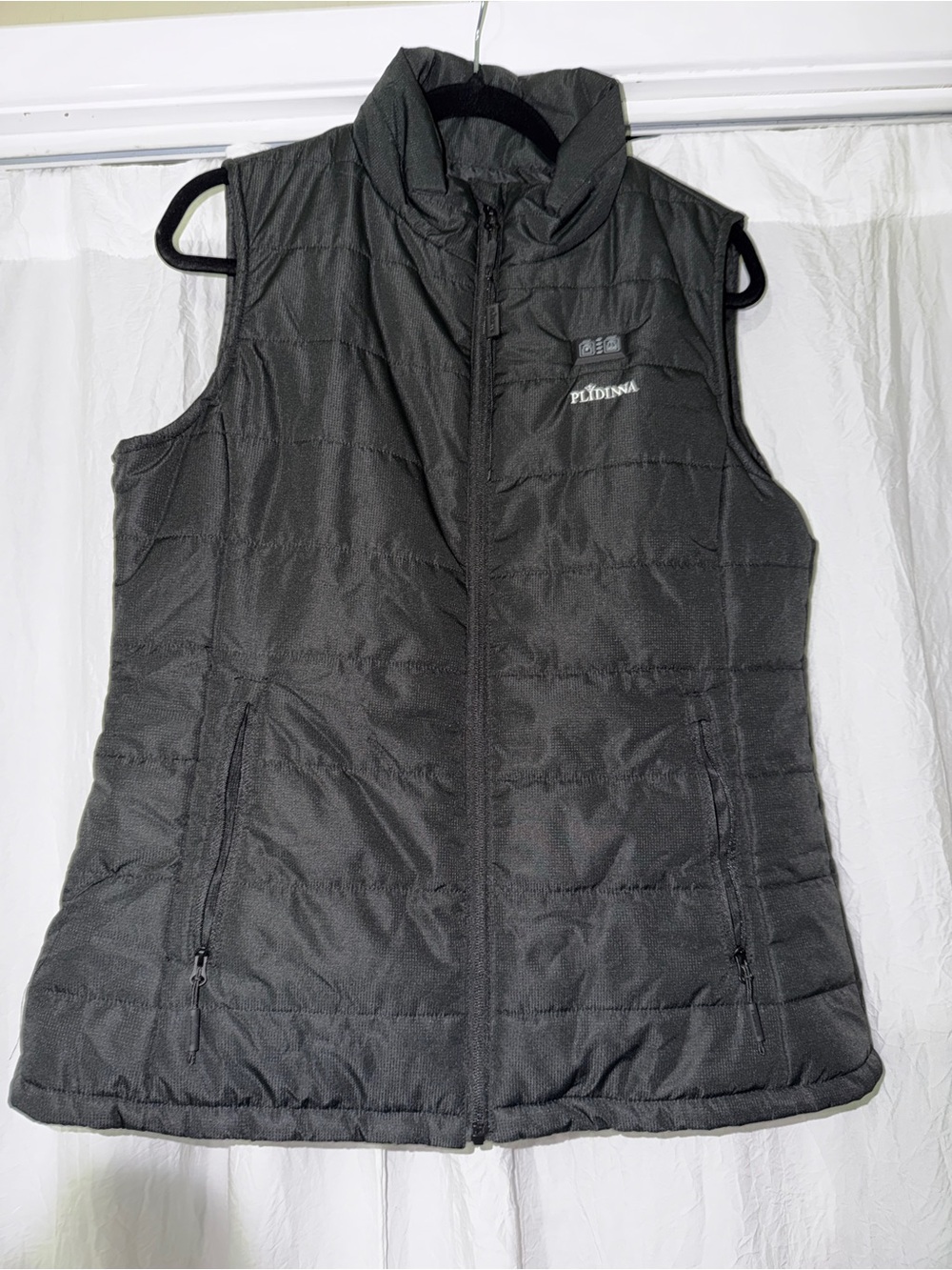 Heated Women's Black Quilted Puffer Vest